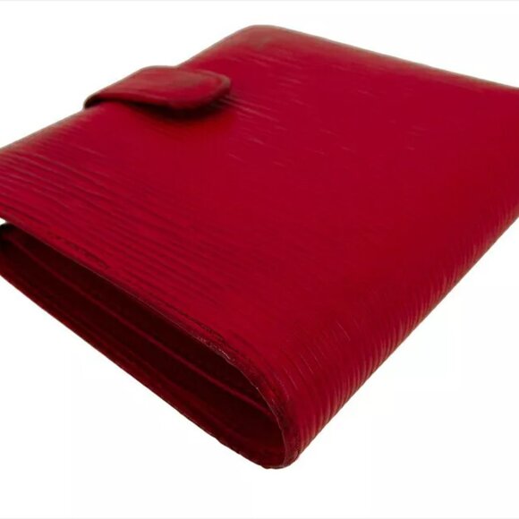 LOUIS VUITTON Bi -fold Wallet Epi Leather Authentic USED T20450 - Picture 6 of 10